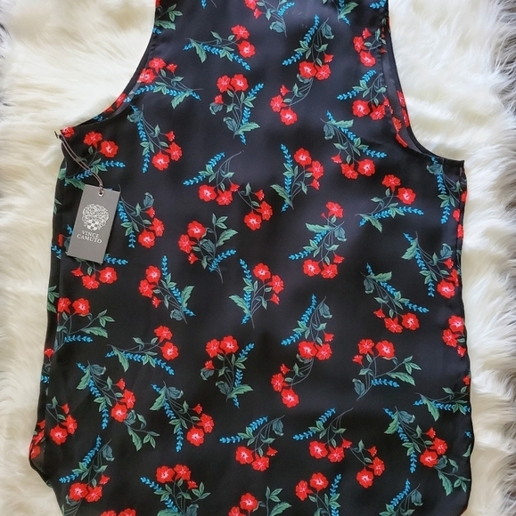 NWT VINCE CAMUTO V-Neck Blouse - Picture 4 of 5